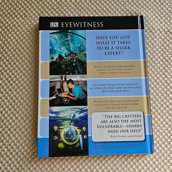 4/$20 2008 Shark - Expert Files - Eyewitness Book with CD - Picture 10 of 10